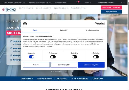 EKLEKTIKA SPÓŁKA Z OGRANICZONĄ ODPOWIEDZIALNOŚCIĄ